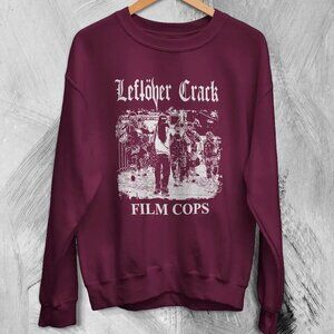 Leftover Crack Film Cops Punk Band Graphic Streetwear Rock Music Sweatshirt 165